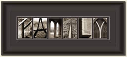 Alphabet Photography Framed Word Family